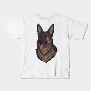 German Shepherd Kids T-Shirt